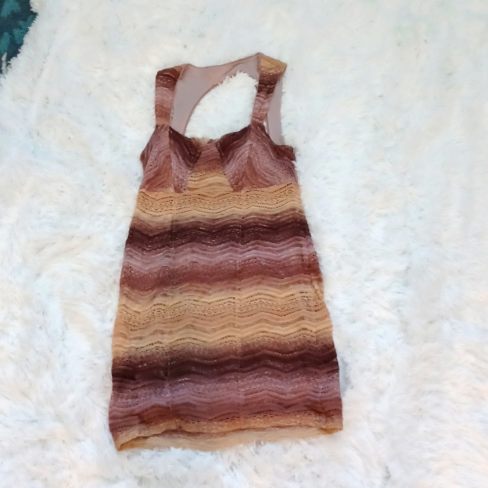 Free People Lace Slip Racerback Dress Size 8